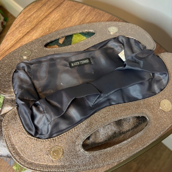 Bijoux Terner, Vintage Metallic Silver, Evening Clutch Purse, small - Picture 7 of 7